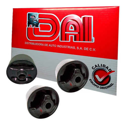 Kit 3 rep soporte motor transm dodge caliber 2.4, años: 2007 2008 2009 2010 2011 2012