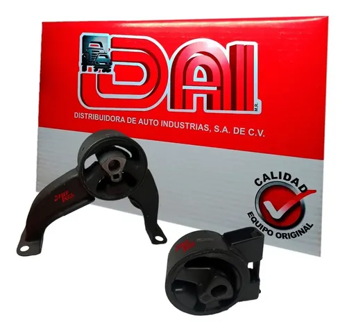 Kit 2 soporte motor frontal trasero dodge avenger 2.0, 2.4, 3.5, años: 2007 2008 2009 2010 2011 2012 2013 2014