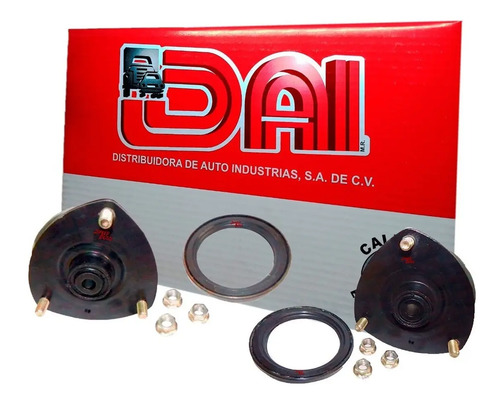 2 bases amortig fron izq/der honda civic 1.7, años: 2001 2002 2003 2004 2005