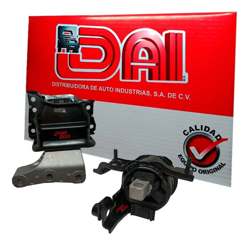 Kit 2 soportes trasm derecho volkswagen vento 1.6, años: 2014 2015 2016 2017 2018 2019 2020