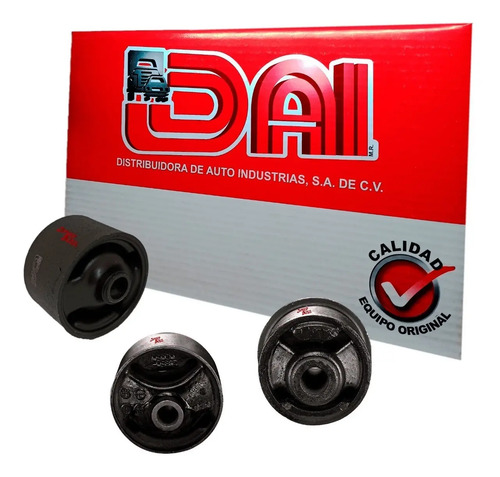Kit 3 soportes repuesto motor frontal hyundai atos 1.0, años: 2000 2001 2002 2003 2004