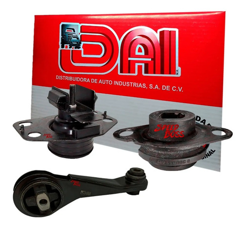 Kit 3 soportes motor transm nissan platina 1.6, años: 2002 2003 2004 2005 2006 2007 2008 2009 2010