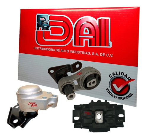 Kit 3 soportes motor der trs trsm ford ikon 1.6, años: 2011 2012 2013 2014 2015