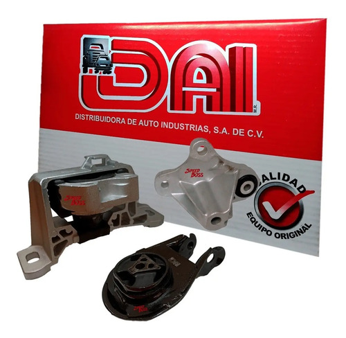 Kit 3 soportes motor trms std mazda 3 2.0, 2.3, años: 2006 2007 2008 2009 2010