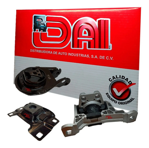 Kit 3 soportes motor transm mazda 3 2.0, 2.3, años: 2004 2005 2006 2007 2008 2009