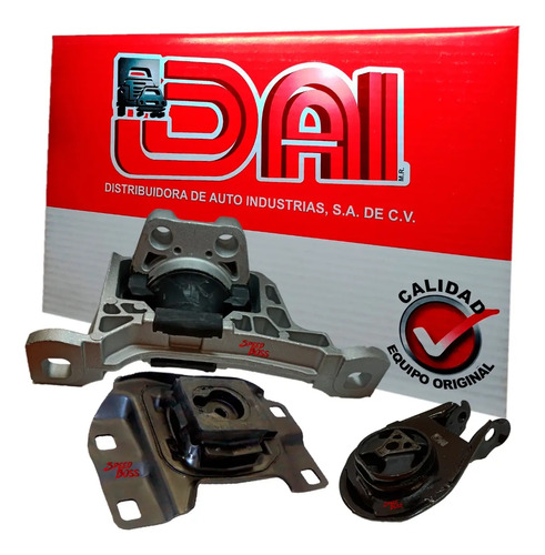 Kit 3 soportes motor mazda 3 2.0, 2.3, años: 2010 2011 2012 2013