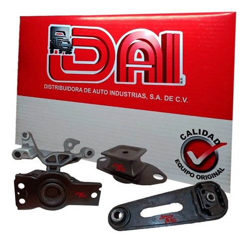 Kit 3 soportes motor nissan sentra 2.0, años: 2007 2008 2009 2010 2011 2012
