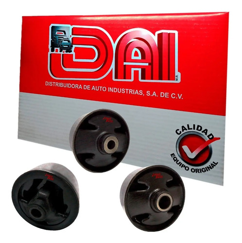 Kit 3 repuesto soporte motor mitsubishi eclipse 2.4, 3.8, años: 2006 2007 2008 2009 2010 2011
