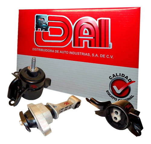 Kit 3 soportes motor transm hyundai elantra 1.6, 1.8, años: 2011 2012 2013 2014 2015 2016