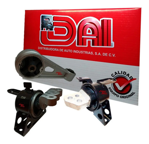 Kit 3 soporte motor transm chevrolet spark 1.2, años: 2011 2012 2013 2014 2015 2016 2017