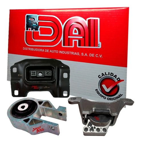 Kit 3 soportes motor ford escape 2.0, 2.5, años: 2013 2014 2015 2016 2017 2018