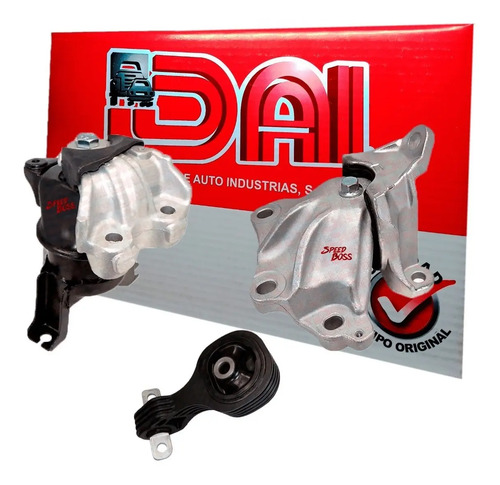 Kit 3 soporte motor automá honda civic 1.8, años: 2012 2013 2014 2015