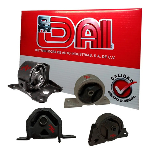 Kit 4 soportes motor transm auto nissan sentra 1.8, años: 2001 2002 2003 2004 2005 2006