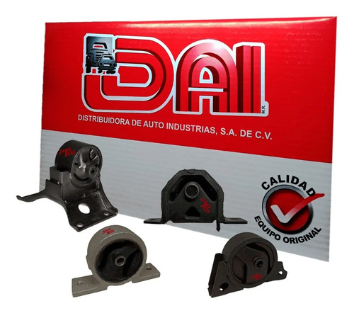 Kit 4 soportes motor transm std nissan sentra 1.8, años: 2001 2002 2003 2004 2005 2006