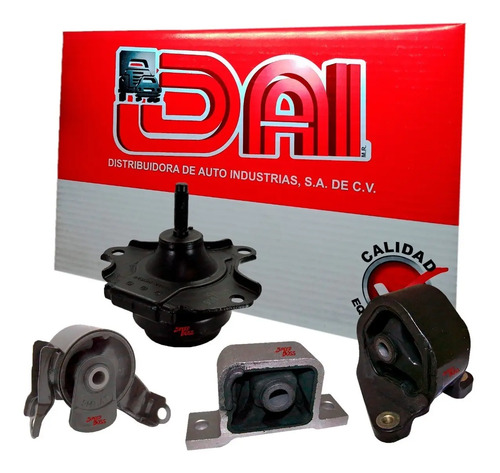 Kit 4 soportes motor transm honda cr-v 2.4, años: 2002 2003 2004 2005 2006