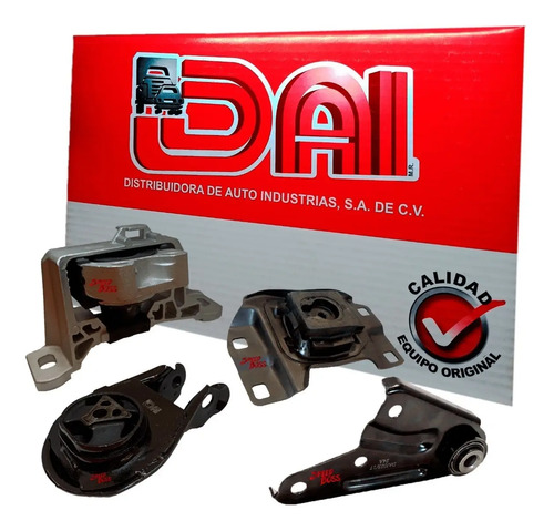 Kit 4 soportes motor transm automa mazda 3 2.0, 2.3, años: 2010 2011 2012 2013