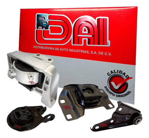 Kit 4 soportes motor mazda 3 2.5, años: 2010 2011 2012 2013