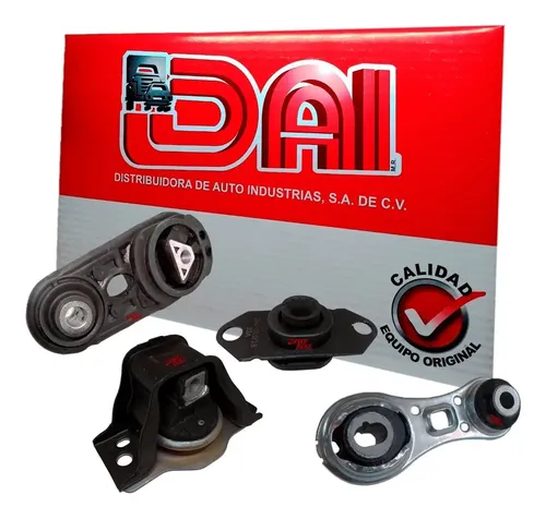 Kit 4 soportes motor renault megane 2 2.0, años: 2005 2006 2007 2008 2009 2010