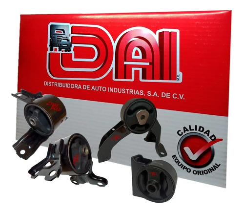 Kit 4 soportes motor transm jeep patriot 2.4, años: 2007 2008 2009 2010 2011 2012
