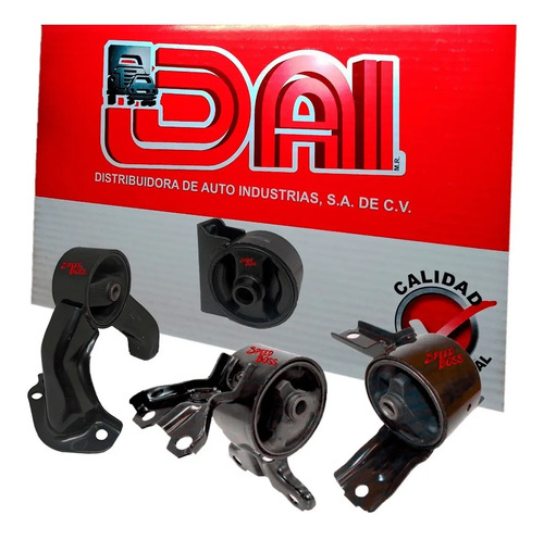 Kit 4 soportes motor transm std jeep patriot 2.4, años: 2007 2008 2009 2010 2011 2012