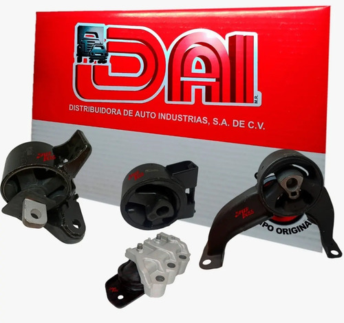 Kit 4 soporte motor transm dodge avenger 2.4, años: 2007 2008 2009 2010 2011 2012 2013 2014