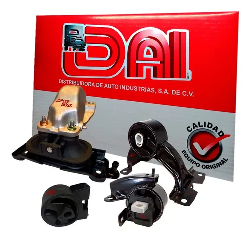 Kit 4 soportes motor town & country chrysler town & country 3.6, años: 2011 2012 2013 2014 2015 2016
