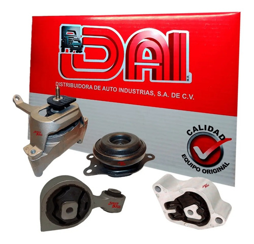Kit 4 soportes motor nissan altima 2.5, años: 2007 2008 2009 2010 2011 2012 2013 2014 2015