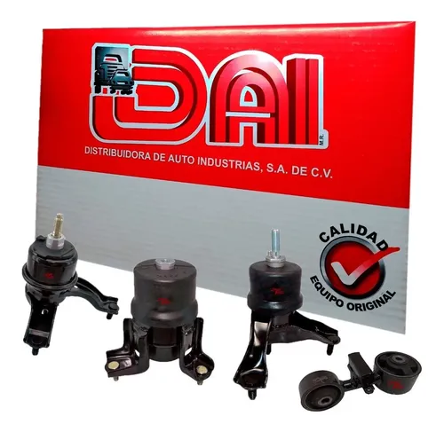 Kit 4 soportes motor toyota camry 2.4, años: 2007 2008 2009