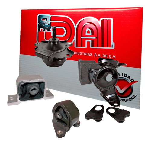 Kit 4 soportes motor transm honda element 2.4, años: 2003 2004 2005 2006 2007 2008