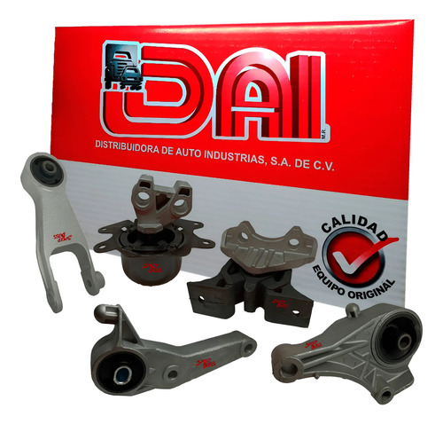 Kit 5 soportes motor chevrolet corsa 1.8, años: 2001 2002 2003 2004 2005 2006 2007 2008