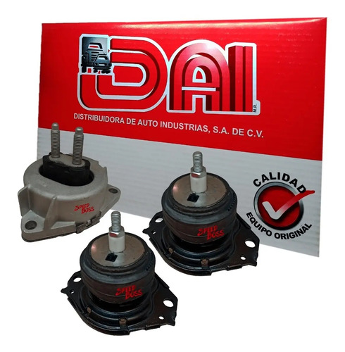 [MLM921963323] Kit 3 soportes motor izq der trms dodge durango 3.6, 5.7, años: 2011 2012 2013 2014 2015 2016 2017 2018 2019