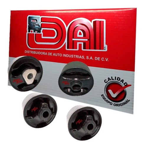 [MLM1376946529] Kit 4 rep soportes motor dodge caliber 2.4, años: 2007 2008 2009 2010 2011 2012