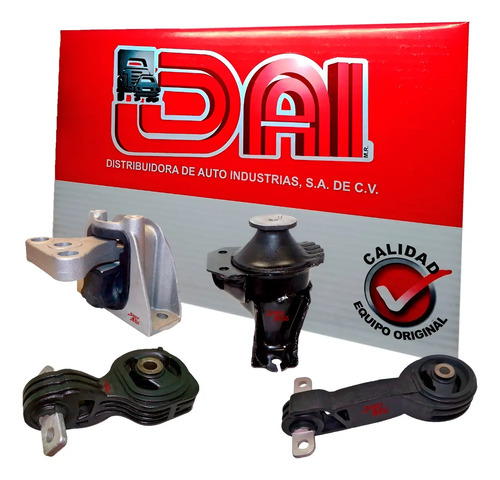 [MLM1384241306] Kit 4 soportes motor transm honda civic 1.8, años: 2006 2007 2008 2009 2010 2011