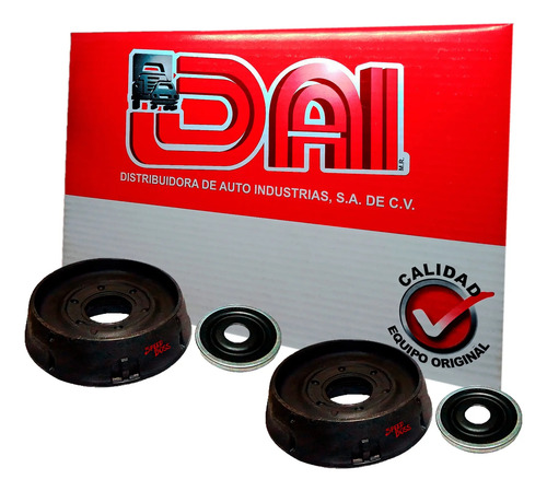[MLM1318896300] 2 bases amortig frontal izq/der nissan platina, años: 2002 2003 2004 2005 2006 2007 2008 2009 2010